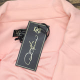DG2 by Diane Gilman Womens 1-Button Stretch Crepe Blazer Jacket 687783 Pink XL