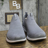 S Sport By Skechers Mens Low Top Pull On Glover Sneakers 88421389 Gray 11.5