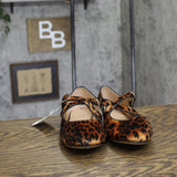 A New Day Tasmin Velvet Flats Leopard 94568230 Leopard Brown 8.5M