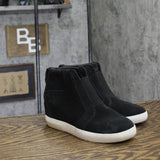 Sorel Out N About Pull-On Wedge Sneakers 2058651 Black / Sea Salt 6M