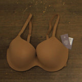Auden Womens Luxe Stretch Comfort Wire Demi Bra 94266725 Caramel Brown 34DD