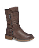G.c. Shoes Womens Brandy Ankle Biker Fashion Boots BRANDY Brandy Brown 9M