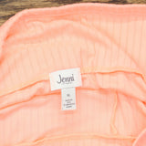 Jenni Womens BRIGHT Ribbed Bike Shorts 100127609MS Neon Coral Pink XL