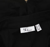 Susan Graver Tailored Womens Regular Smart Ponte Slim Leg Trouser Pants Black S
