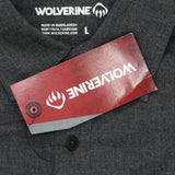 Wolverine Men's Plainwell Long Sleeve Shirt W1206410-031 Onyx Heather Gray L