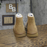 Universal Thread Womens May Faux Suede Booties 91791701 Tan Brown 8M