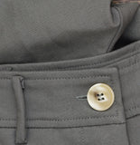 Aqua Womens Folded Button Leg Balloon Pants Trousers IPL80854 Olive Green S