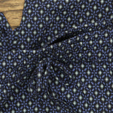 State Of Day Womens Jogger Pajama Pants 100180166MS Diamond Geo Blue M