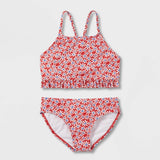 Cat & Jack Girls 'Daisy Fields' Bikini Swimsuit 84847487