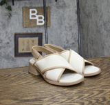 Franco Sarto Womens Silvie Heeled Sandals J4225M1 Natural White 7M