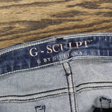 G By Giuliana G-Sculpt Womens 10 Ankle Jean 693797 Santa Monica Wash 12P