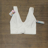 Hanes Women's Seamless Pullover Cozy Bra MHG196  White M