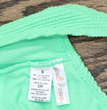 Salt + Cove Scoop Back Juniors Swim One Piece Swimsuit Mint Tea Green S