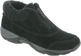 Easy Spirit Women's Exclaim Fuzzy Ankle Boot SEEXCLAIM Black Suede 9M
