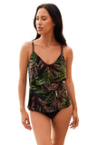 Magicsuit Nighthawk Clo Soft Cup Adjustable Tankini Swim Top Black / Multi 8