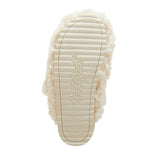 Cat & Jack Girls Mila Faux-Shearling Clog Loafer Slippers Ivory Off White 6T