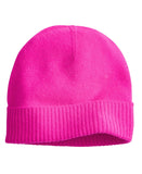 Charter Club Womens 100% Cashmere Cuffed Beanie 100160260HT Fierce Pink