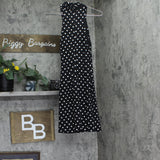 RACHEL by Rachel Roy Polka Dot Harland Printed Halter Dress Black / White M