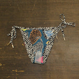 Red Carter Womens High-Flying Reversible Bikini Bottom Indigo Dye Multi Blue S