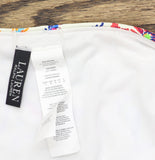 Lauren Ralph Lauren Twist Side Tab Hipster Bikini Bottom Multi White 10