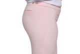 Calvin Klein Womens Plus Size Lux Highline Pants X21PL866 Rose Pink 14W