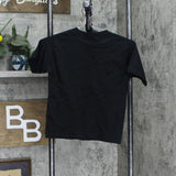 Fruit of the Loom Boys Youth Heavy Vintage Short Sleeve T-Shirt Tee Black 6/8