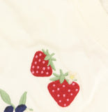 Aqua Womens Fruit Embroidered Sweatshirt PV-T80268A White L