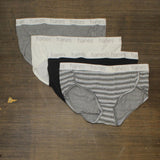 Hanes Premium Women's 4pk Boyfriend Hipster Briefs Color May Vary Multicolor XXL