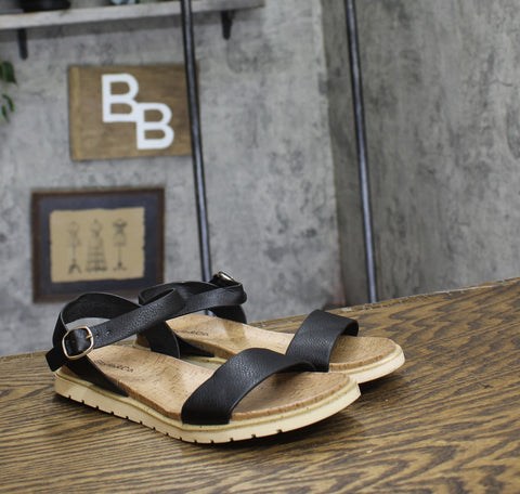 Style & Co. Womens Mayaa Flat Sandals 10020656200 Black Beauty 6M