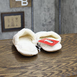 Wondershop Kids Girls Holiday Santa Happy Face Scuff Slippers 88897549
