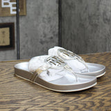 Tommy Hilfiger Relina Silver Tone Womens Sandal TWRELINA Silver 6.5M