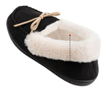 Sofora By Rockdoves Womens Sparkling Classic Moccasin Slippers Black 10M