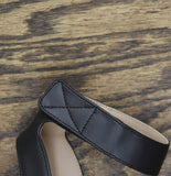 Giani Bernini Womens Constancia Ankle Strap Wedge Sandals Black Smooth 6M
