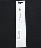 Crystale by L & J Flower Pendant Crystal Anklet Silver Gray / Blue 8" + 1.5"