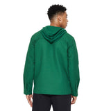 Original Use Mens Hooded Long Sleeve Button-Down Shirt 90756408 Green L