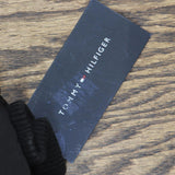 Tommy Hilfiger Womens Faux-Fur-Trim Hooded Chevron Puffer Coat Black XS