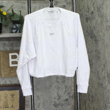 DKNY Sport Womens Lightweight Super Soft Pullover Sweatshirt White S