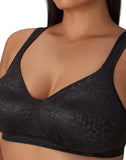 Playtex Womens 18 Hour Ultimate Lift & Support Wireless Bra Black Animal 38C