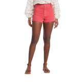 Universal Thread High-Rise Sailor Denim Jean Shorts 93070841 Red 16