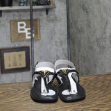 Guess Womens Strap Rainey Flat Sandal GWRAINEY Black 6.5M