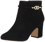 Bella Vita Womens Genuine Suede Leather Diaz Block Heel Bootie DIAZ Black 8.5M