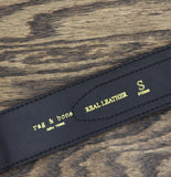 Rag & Bone Womens Ryder Buckle Leather Elastic Belt RL5F25HA32L Black S