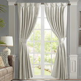Croscill Satin Luxurious Light Filtering Curtain Window Panel White 52x96