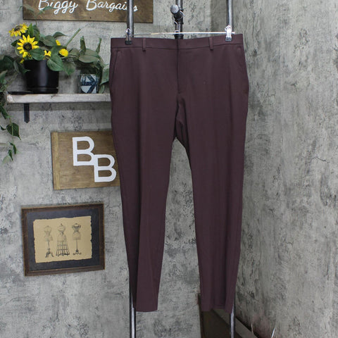 Tommy Hilfiger Mens Stretch Flat Front Dress Pants 166953cc9dd399 Purple 36x30