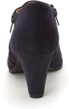 Journee Collection Women's SANZI Fashion Boot SANZI Navy Blue 8M