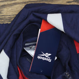 Reebok Womens Pocket Nylon Track Jacket IU0779 Vector Navy Blue S