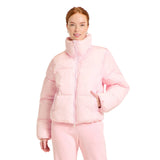 All In Motion Womens Zip Front Puffer Jacket 94659439 Light Pink M