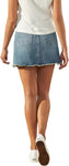 Upwest Womens Frayed Denim Skirt Medium Denim Blue 10