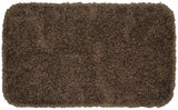 Garland Rug Solid Shaggy Washable Nylon Bath Rug Mat Mocha Brown 24 in. x 40 in.