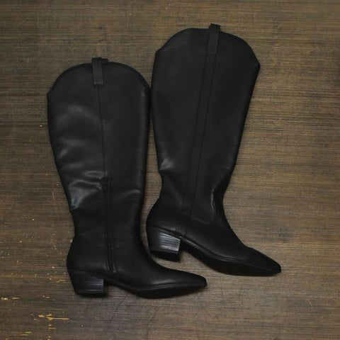 Universal Thread Women's Sommer Wide Calf Western Boots 87929896 Black 10M-WC